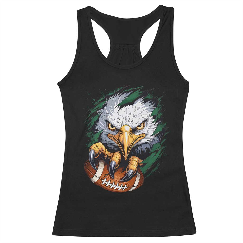 PFE Football Game Green Sport Lovers Racerback Tank Top TS11 Black Print Your Wear