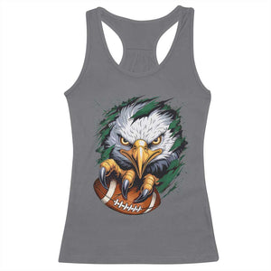 PFE Football Game Green Sport Lovers Racerback Tank Top TS11 Charcoal Print Your Wear