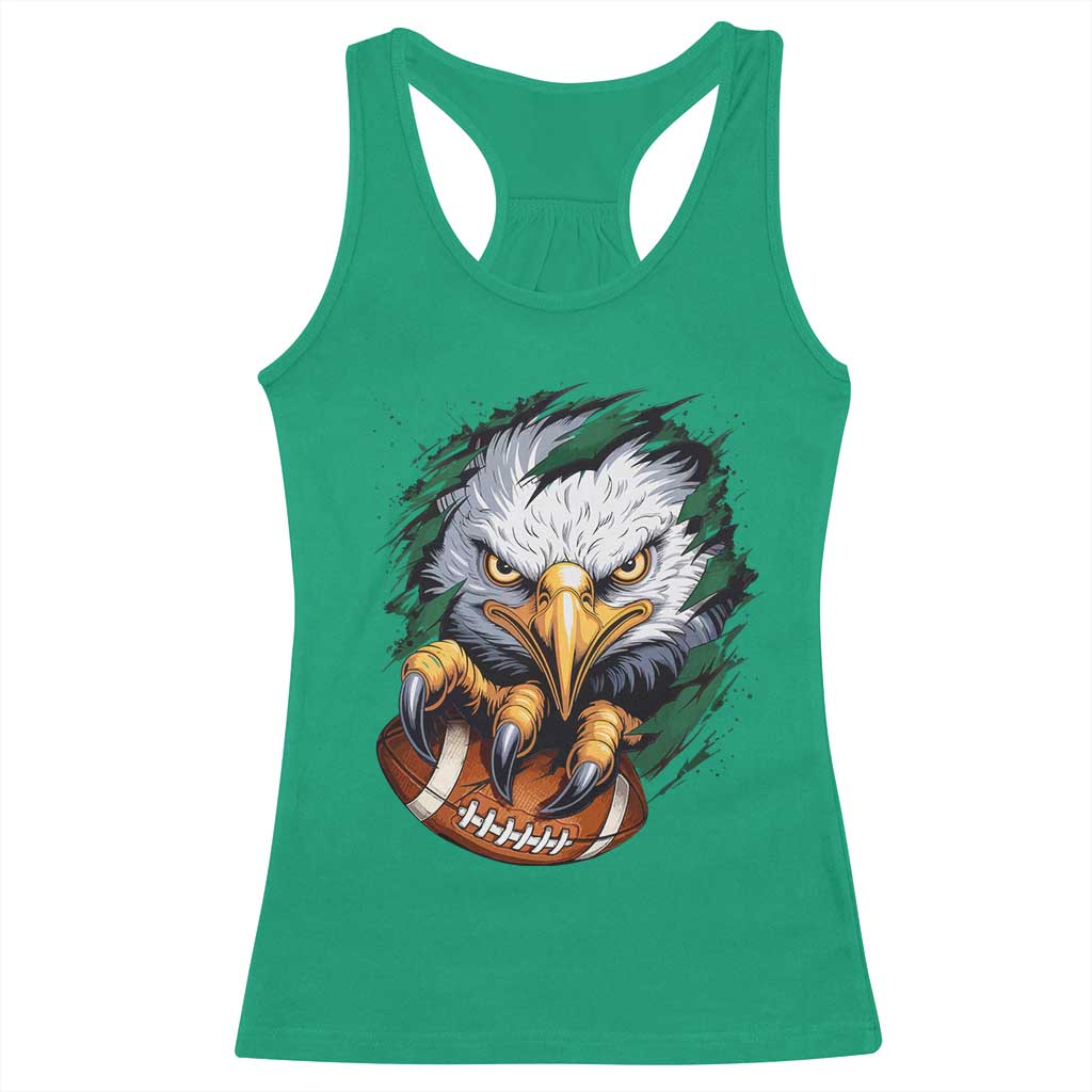 PFE Football Game Green Sport Lovers Racerback Tank Top TS11 Irish Green Print Your Wear