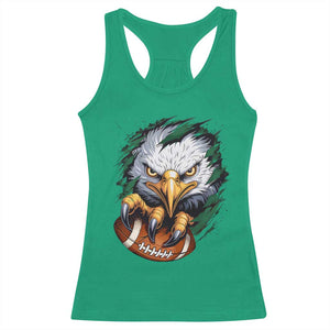 PFE Football Game Green Sport Lovers Racerback Tank Top TS11 Irish Green Print Your Wear