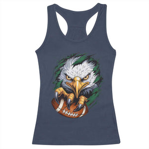 PFE Football Game Green Sport Lovers Racerback Tank Top TS11 Navy Print Your Wear
