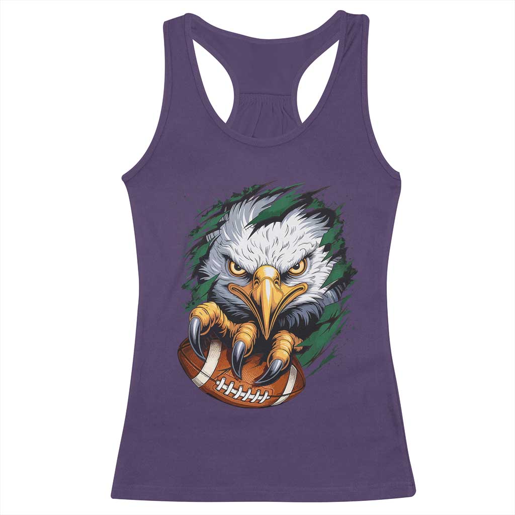 PFE Football Game Green Sport Lovers Racerback Tank Top TS11 Purple Print Your Wear