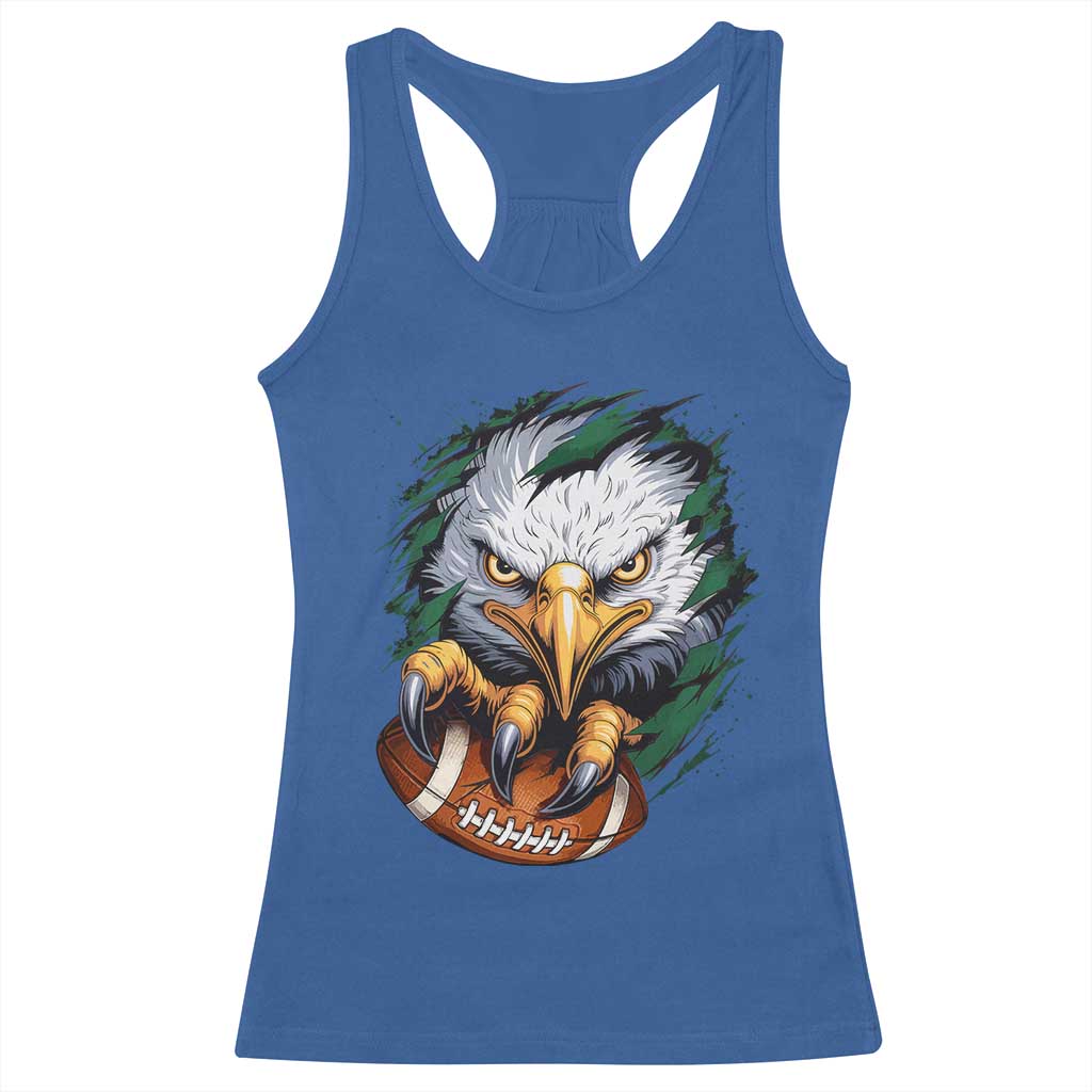PFE Football Game Green Sport Lovers Racerback Tank Top TS11 Royal Blue Print Your Wear