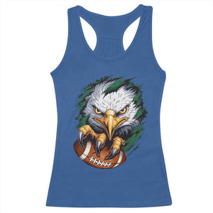 PFE Football Game Green Sport Lovers Racerback Tank Top TS11 Royal Blue Print Your Wear