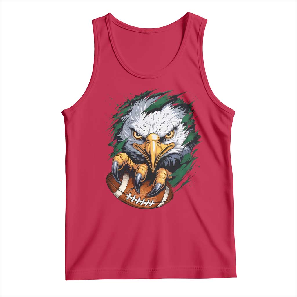 PFE Football Game Green Sport Lovers Tank Top TS11 Red Print Your Wear