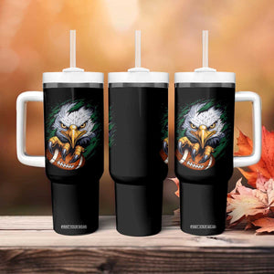 PFE Football Game Green Sport Lovers Tumbler With Handle TS11 Print Your Wear
