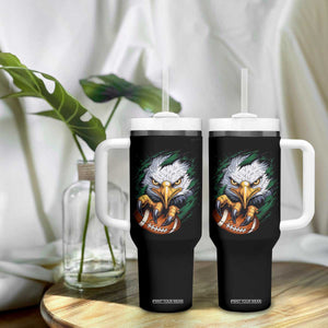 PFE Football Game Green Sport Lovers Tumbler With Handle TS11 Print Your Wear