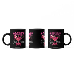 Funny Christmas Santas Favorite Hot Mess Coffee Mug Xmas Drinking Party TS11 Print Your Wear