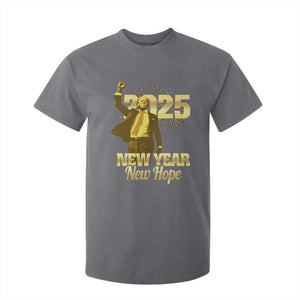 Funny Trump New Year New Hope 2025 T Shirt For Kid TS11 Charcoal Print Your Wear