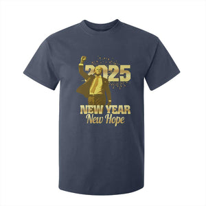 Funny Trump New Year New Hope 2025 T Shirt For Kid TS11 Navy Print Your Wear