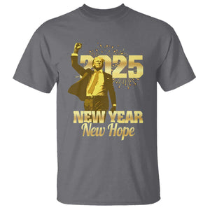 Funny Trump New Year New Hope 2025 T Shirt TS11 Charcoal Print Your Wear