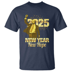 Funny Trump New Year New Hope 2025 T Shirt TS11 Navy Print Your Wear