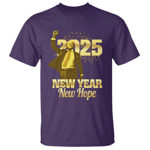 Funny Trump New Year New Hope 2025 T Shirt TS11 Purple Print Your Wear