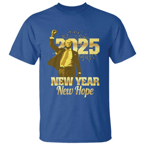 Funny Trump New Year New Hope 2025 T Shirt TS11 Royal Blue Print Your Wear