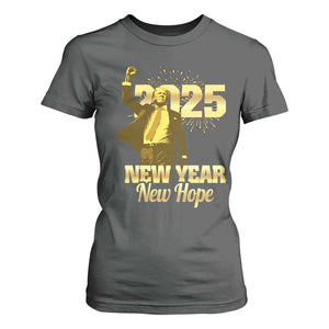 Funny Trump New Year New Hope 2025 T Shirt For Women TS11 Dark Heather Print Your Wear