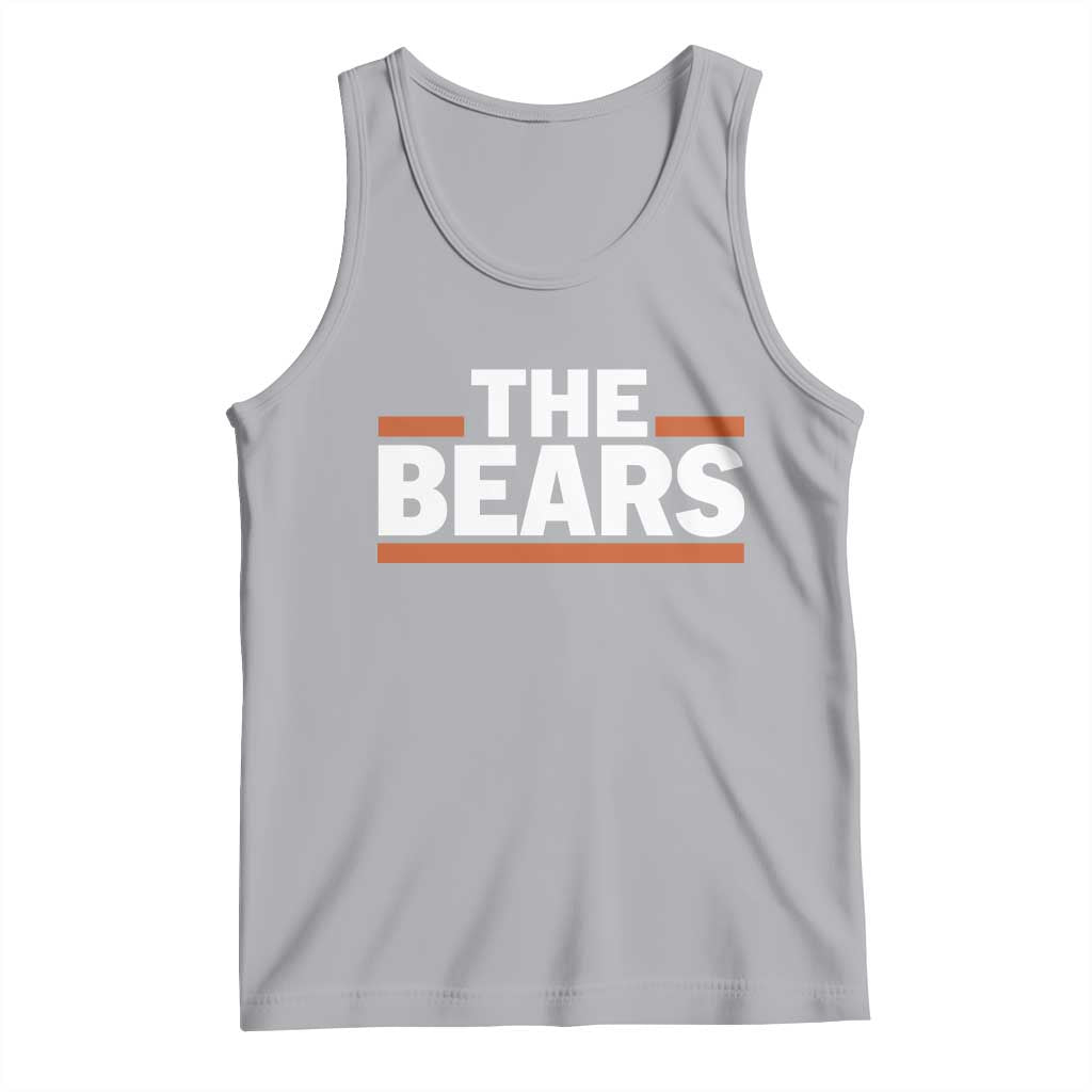 Funny Bears Lover Tank Top Orange Stripes Grizzly Animal TS11 Athletic Heather Print Your Wear