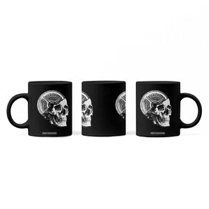 Skull 45 lbs Plate Weight Lifting Gym Workout Coffee Mug TS11 Print Your Wear