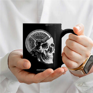 Skull 45 lbs Plate Weight Lifting Gym Workout Coffee Mug TS11 Print Your Wear
