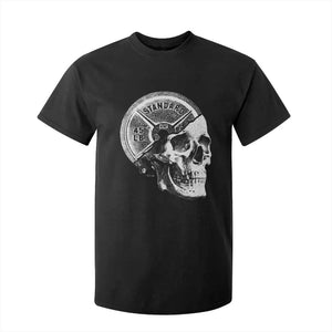 Skull 45 lbs Plate Weight Lifting Gym Workout T Shirt For Kid TS11 Black Print Your Wear