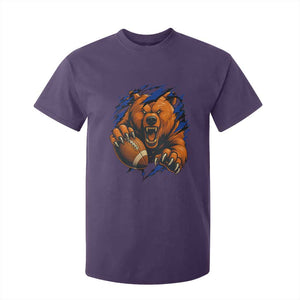 Funny CFB Game Day T Shirt For Kid Football Lover TS11 Purple Print Your Wear