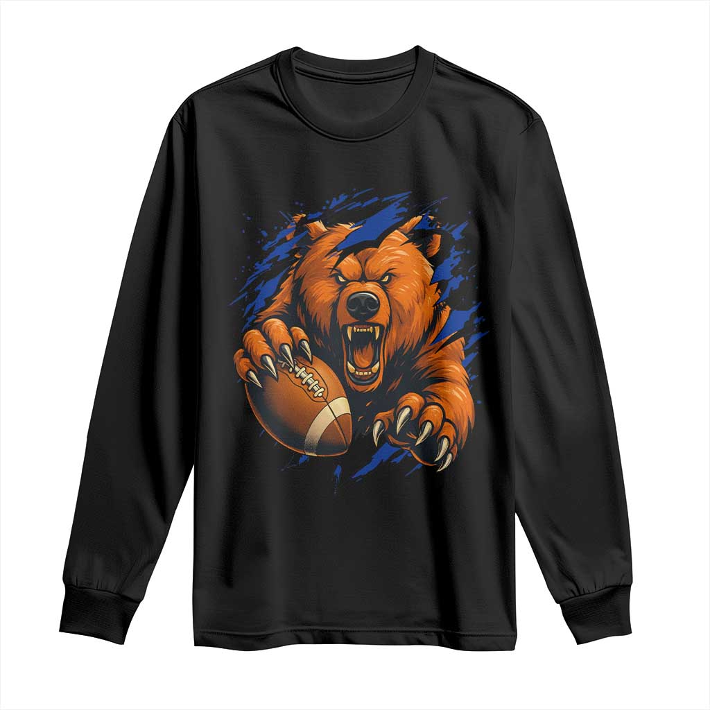 Funny CFB Game Day Long Sleeve Shirt Football Lover TS11 Black Print Your Wear