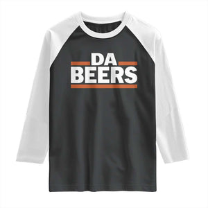 Funny Chicago Beer Lover Raglan Shirt Beer Day Drinking Party TS11 Black White Print Your Wear