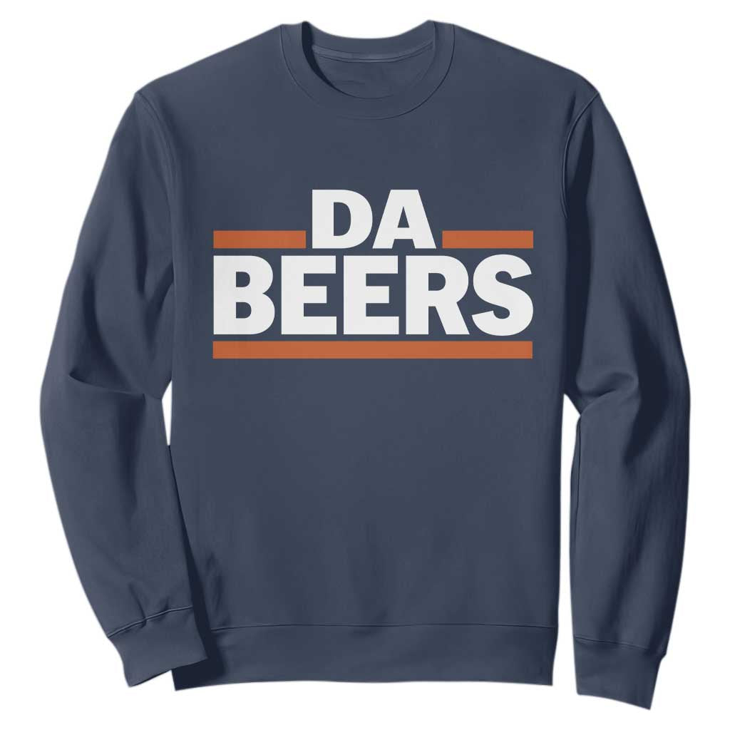 Funny Chicago Beer Lover Sweatshirt Beer Day Drinking Party TS11 Navy Print Your Wear
