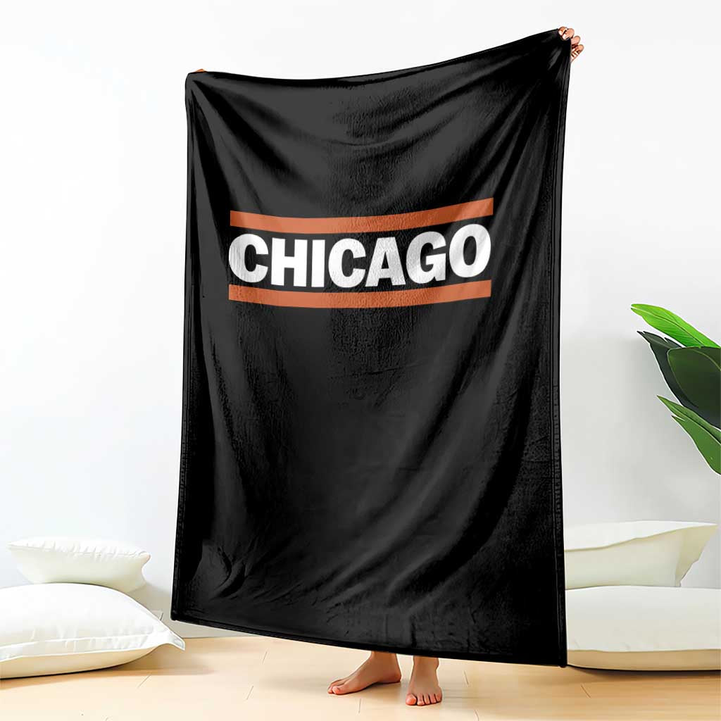 Chicago Throw Blanket Classic Retro City Illinois IL Lake Michigan Midwest Pride TS11 Print Your Wear