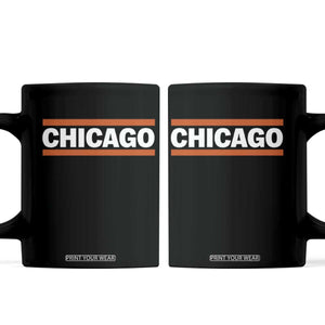 Chicago Coffee Mug Classic Retro City Illinois IL Lake Michigan Midwest Pride TS11 Black Print Your Wear