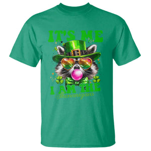 Funny It's Me I Am The Shenanigans T Shirt St Patrick's Day Racoon Shamrock TS11 Irish Green Print Your Wear