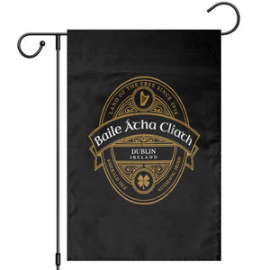 Dublin Ireland Garden Flag Baile Atha Cliath Land Of The Free Since 1916 TS11 Black Print Your Wear