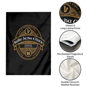 Dublin Ireland Garden Flag Baile Atha Cliath Land Of The Free Since 1916 TS11 Print Your Wear