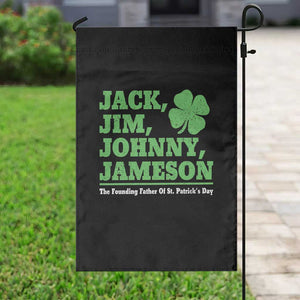 Funny St Patricks Day Irish Fathers Jack Jim Johnny Jameson Garden Flag TS11 Print Your Wear