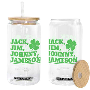 Funny St Patricks Day Irish Fathers Jack Jim Johnny Jameson Glass Can TS11 Print Your Wear