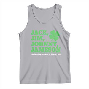 Funny St Patricks Day Irish Fathers Jack Jim Johnny Jameson Tank Top TS11 Athletic Heather Print Your Wear
