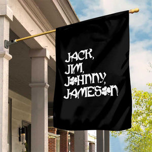 Jack Jim Johnny Jameson St Patricks Day Whiskey Shamrock Garden Flag TS11 Print Your Wear
