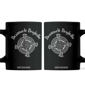 St Brigids Day Coffee Mug Beannacht Brighdhe Gaelic Irish Imbolc TS11 Black Print Your Wear