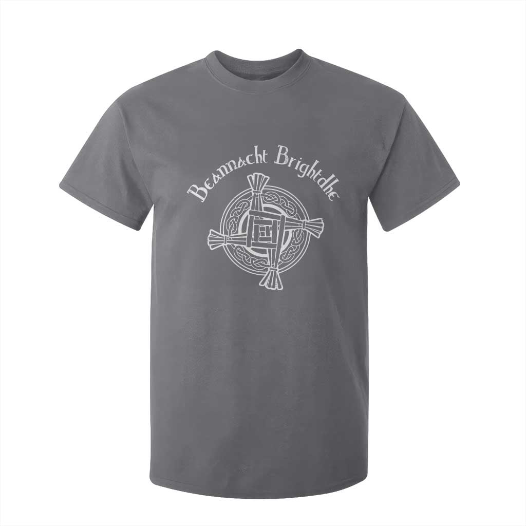 St Brigids Day T Shirt For Kid Beannacht Brighdhe Gaelic Irish Imbolc TS11 Charcoal Print Your Wear