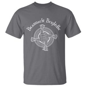 St Brigids Day T Shirt Beannacht Brighdhe Gaelic Irish Imbolc TS11 Charcoal Print Your Wear