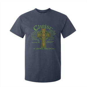 Christ St Patrick Pray For Us Christian Catholic Religious Celtic Cross T Shirt For Kid TS11 Navy Print Your Wear