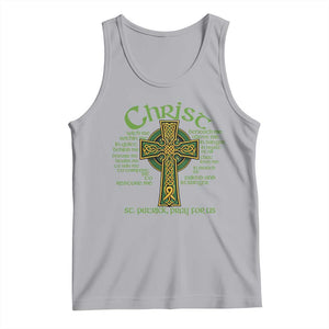 Christ St Patrick Pray For Us Christian Catholic Religious Celtic Cross Tank Top TS11 Athletic Heather Print Your Wear