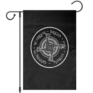 St Brigids Day Garden Flag Warrior Brigid Fire Imbloc Goddess Gaelic Willow Cross TS11 Black Print Your Wear