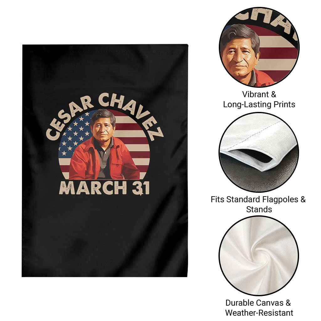 Cesar Chavez Day Garden Flag March Holiday Hispanic Heritage American Flag TS11 Print Your Wear