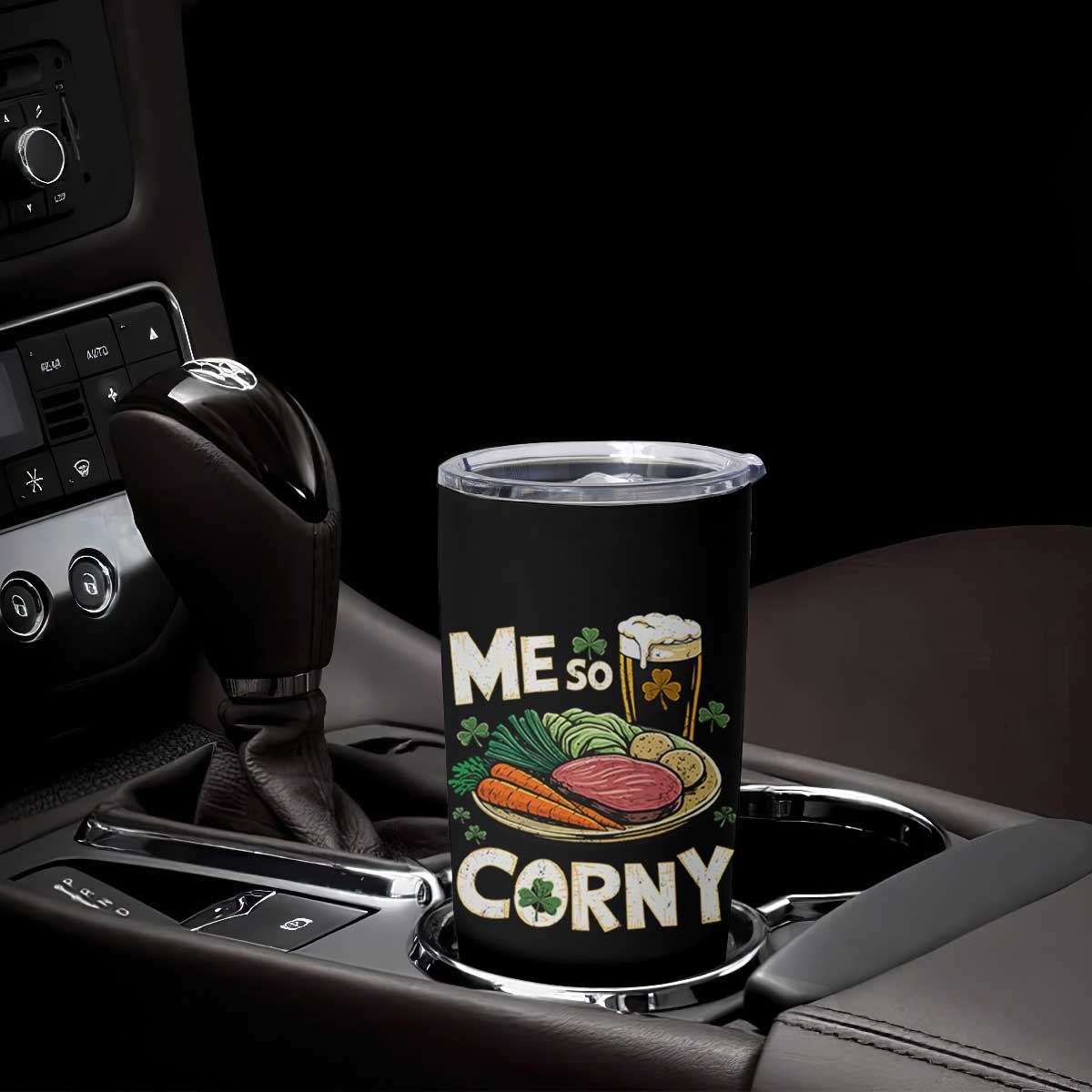 Funny St Patricks Day Me So Corny Tumbler Cup Stout Irish Corned Beef TS11 Print Your Wear