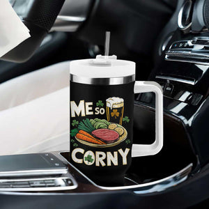 Funny St Patricks Day Me So Corny Tumbler With Handle Stout Irish Corned Beef TS11 Print Your Wear