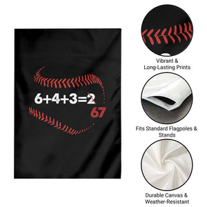 Funny 6432 67 Baseball Garden Flag Double Play Outs Baseball Player TS11 Print Your Wear