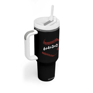 Funny 6432 67 Baseball Tumbler With Handle Double Play Outs Baseball Player TS11 Print Your Wear