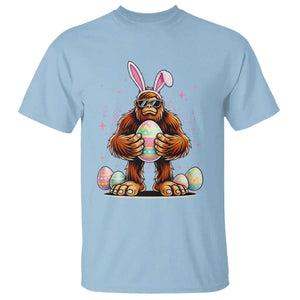 Funny Bigfoot Easter Day Bunny Sasquatch Egg T Shirt TS11 Light Blue Print Your Wear