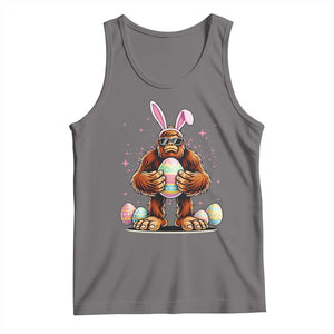 Funny Bigfoot Easter Day Bunny Sasquatch Egg Tank Top TS11 Deep Heather Print Your Wear