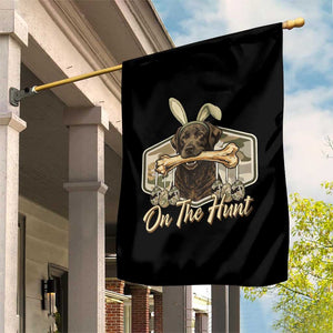 Funny Egg Hunter Garden Flag On The Hunt Camo Easter Labrador Dog TS11 Print Your Wear